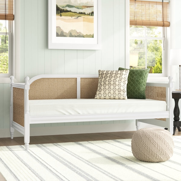 Cane daybed shop with trundle